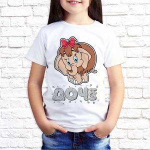 Футболка "Мамонтенок-дочь"