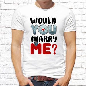 Футболка "YOU MARRY ME?"