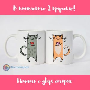Парные кружки [Влюбленные котики]